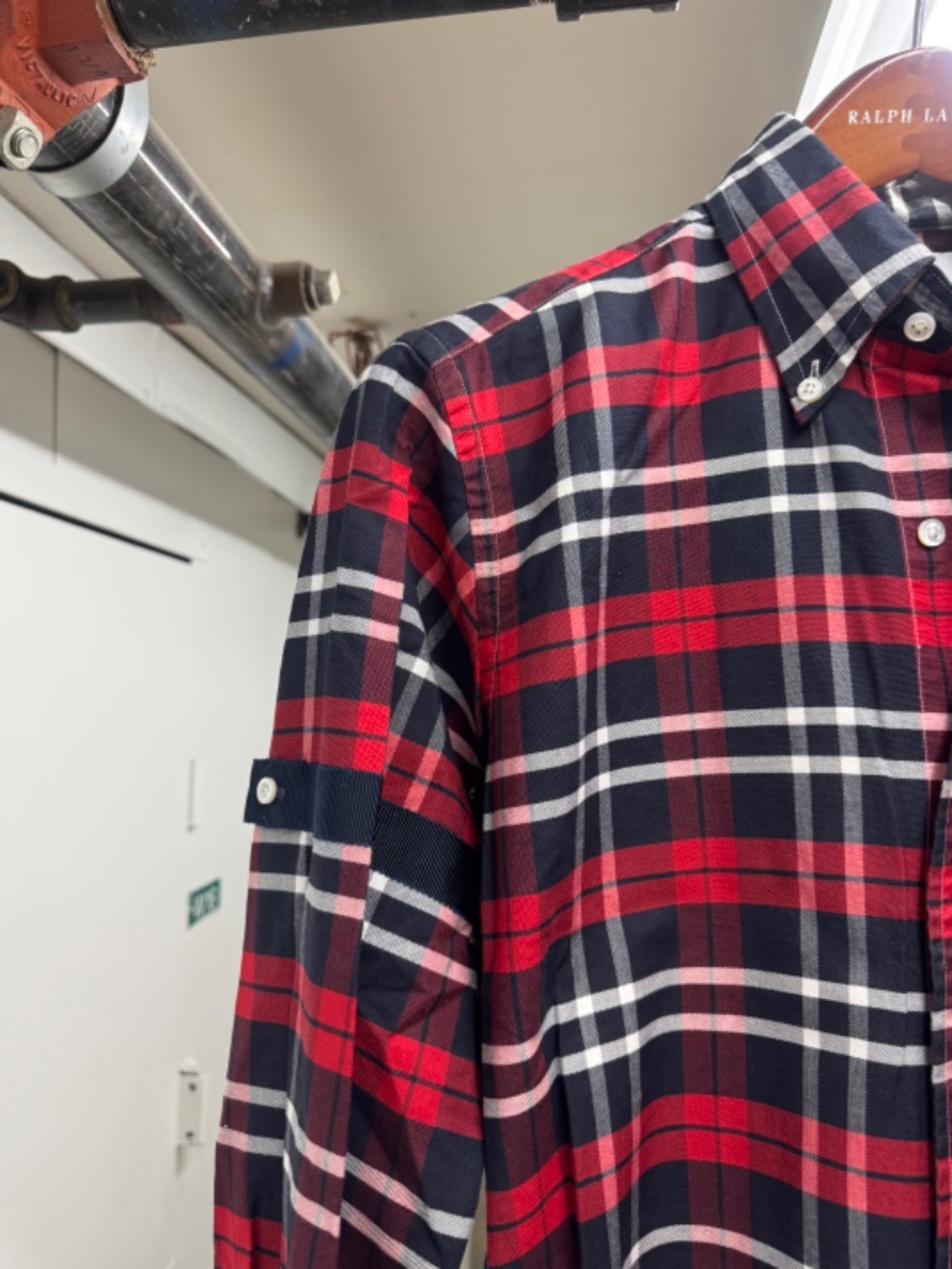 Thom Browne New York Broadcloth Check Plaid Button Shirt USA Made - Picture 2 of 8
